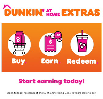 Rewards For Buying Dunkin Products ($5)