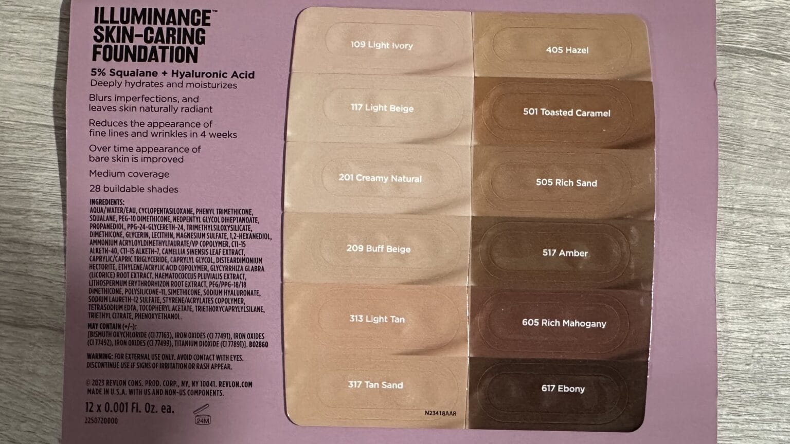 Reminder: Free Sample Of Revlon Illuminance Skin-Caring Foundation