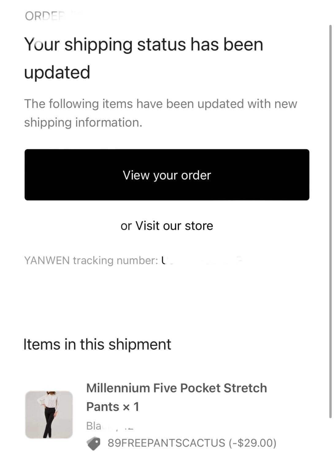 Freebie Reminder: Free Pants! (They Just Shipped Mine!)