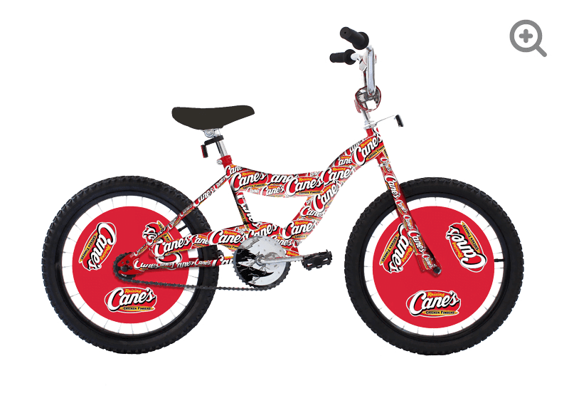 Enter To Win A Custom Raising Cane'S Youth Sized Bike And Helmet (Ends 12/10/23)