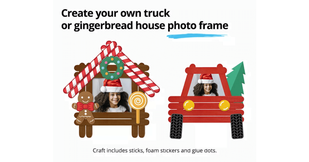 Free Build Your Own Truck Or Gingerbread House Craft Kit At Jcpenney