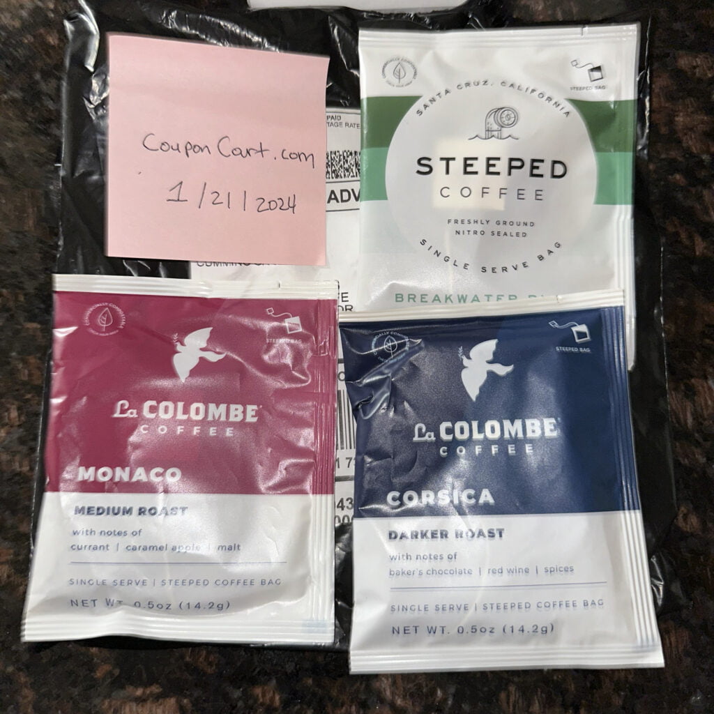 Free Kaffe Steeped Coffee Bags (Coffee Bundle)