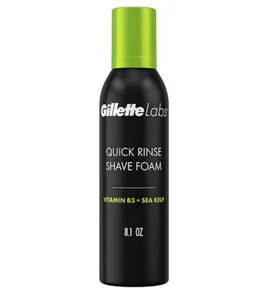 Free Gillettelabs Quick Rinse Shave Foam (Walgreens Hack)