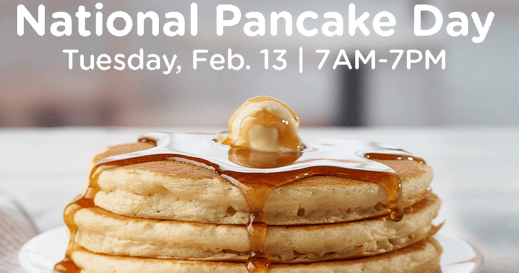 Get Free Pancakes At Ihop February 13Th On National Pancake Day