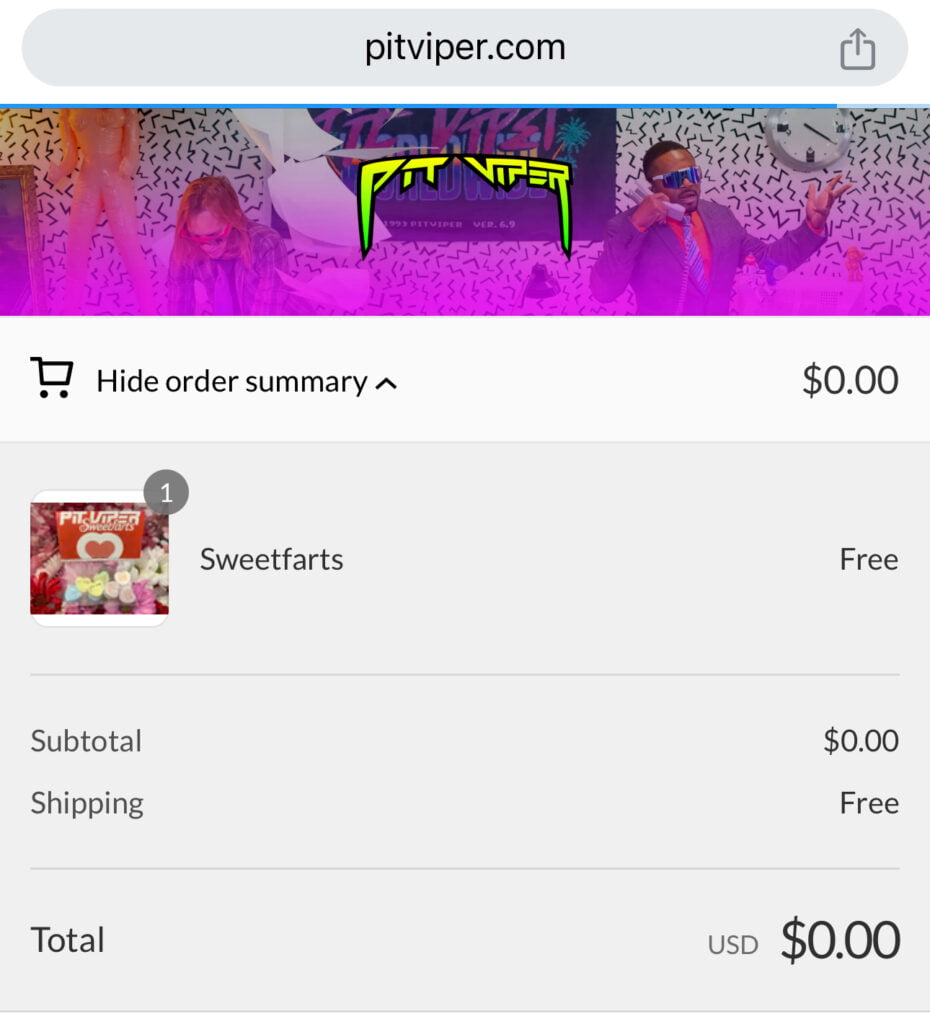 Free Pit Viper Sweetfarts Candy (+Free Shipping)