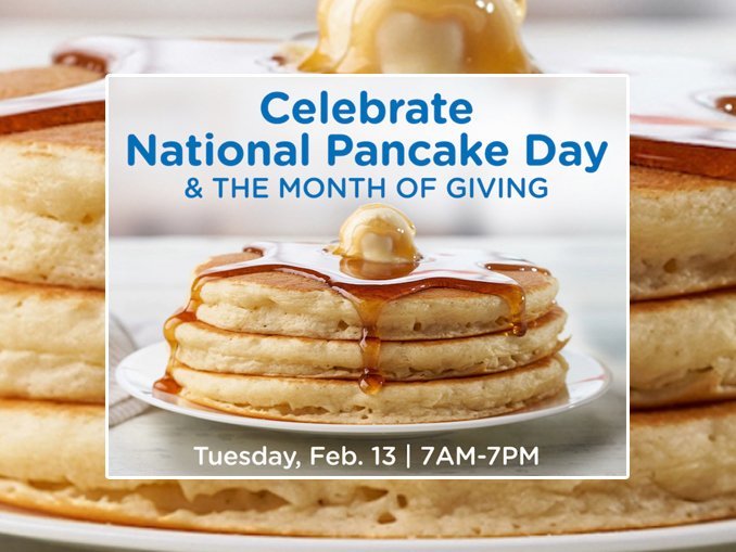 Free Pancake’s From Ihop Today Only (National Pancake Day)