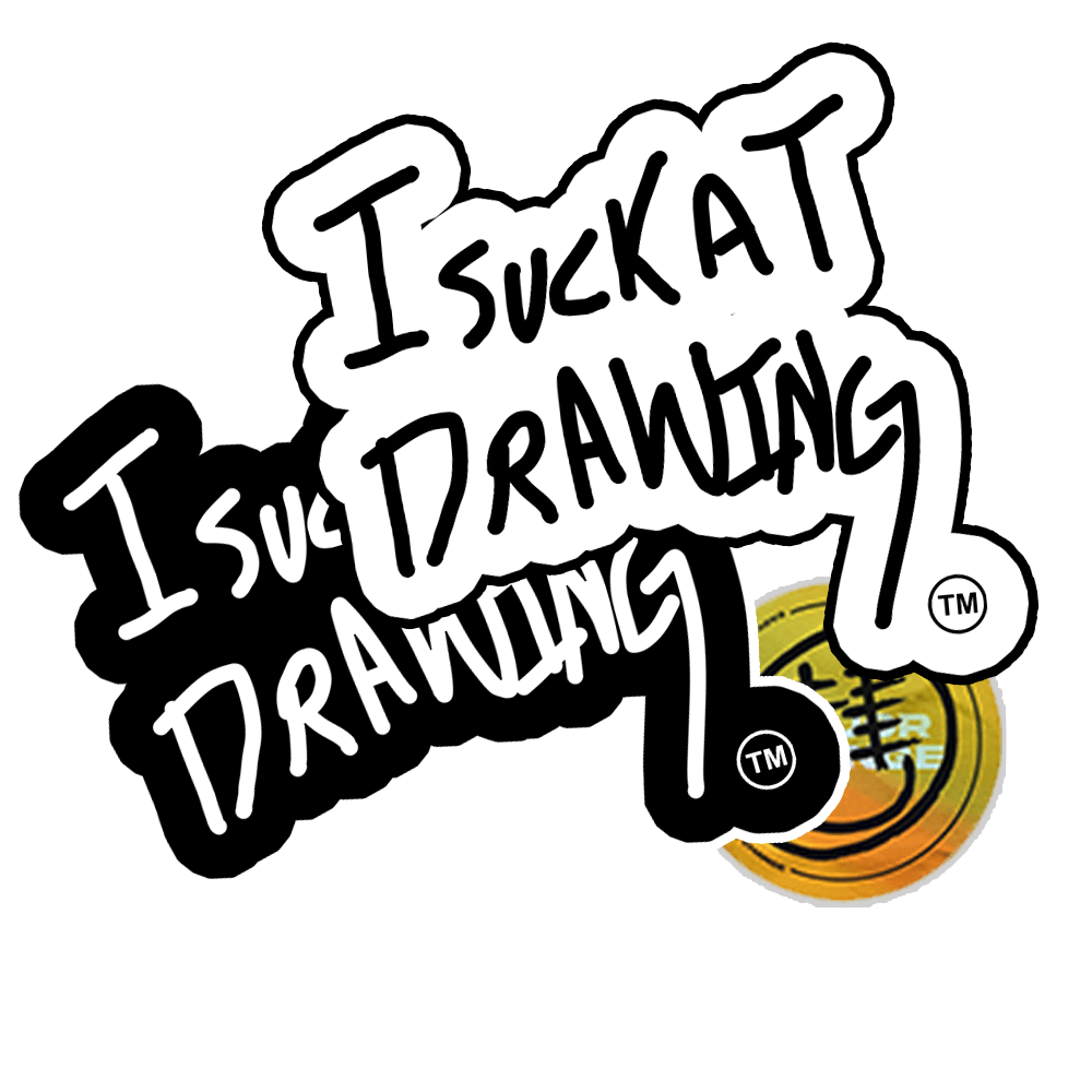 Free 'I Suck At Drawing' Stickers