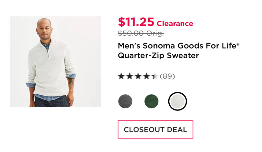 &Lt;S&Gt;Clothes From $1 At Kohl'S Mega 85% Off Clearance W/ Extra 50%&Lt;/S&Gt; Expired