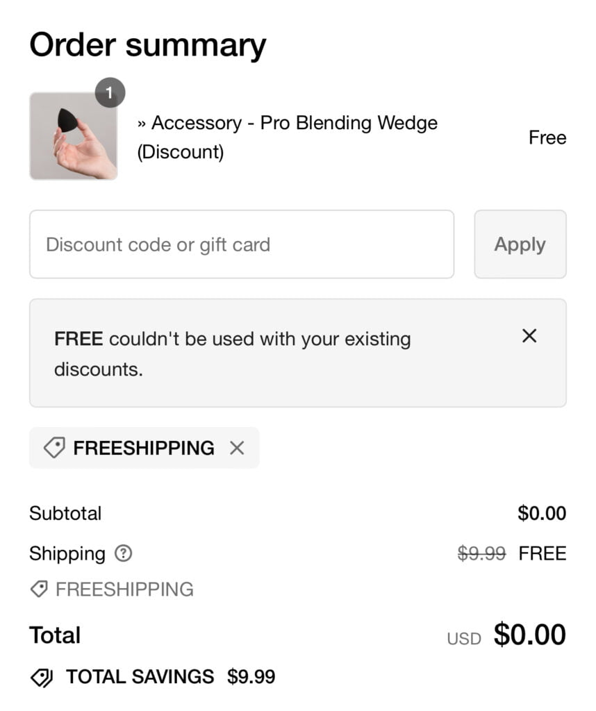 Free Pro Blending Wedge + Free Shipping