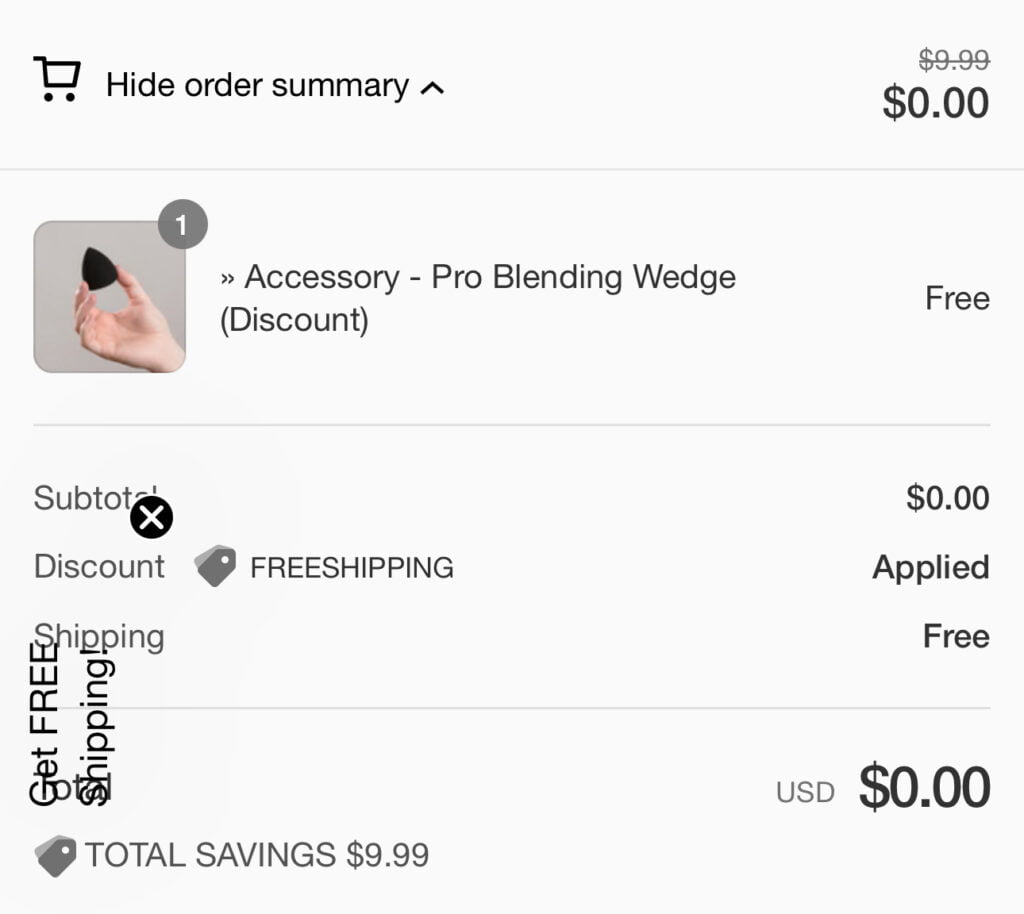 Free Pro Blending Wedge + Free Shipping