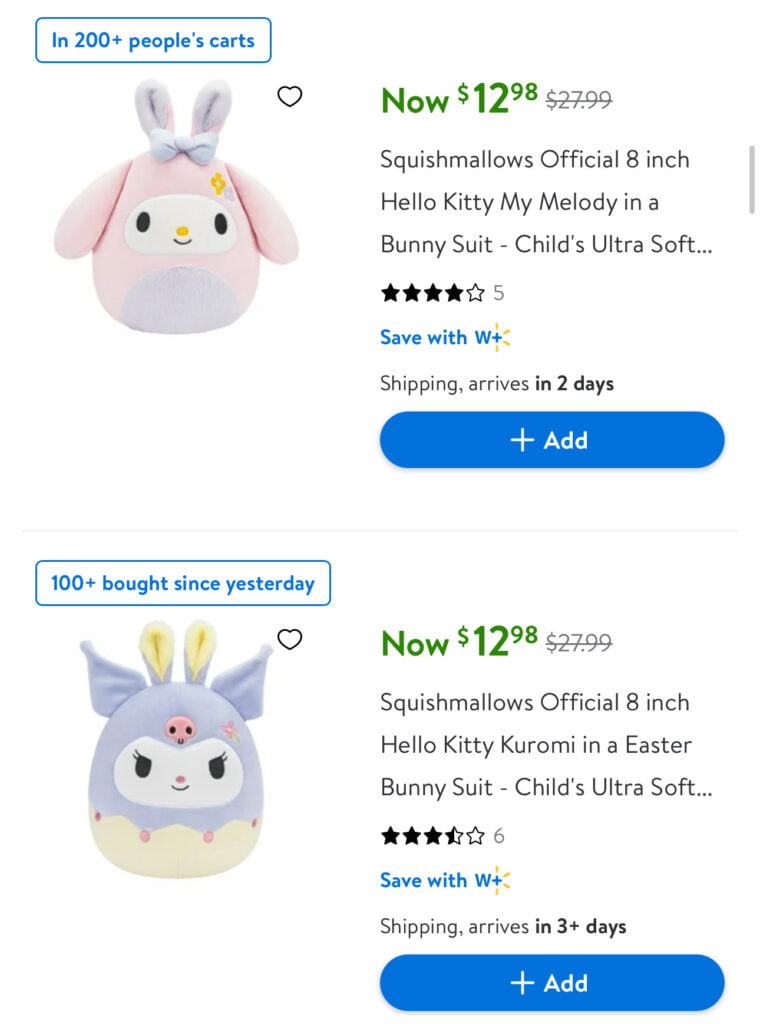 &Lt;S&Gt;Huge Squishmallows Clearance Sale At Walmart 40% Off&Lt;/S&Gt; Expired