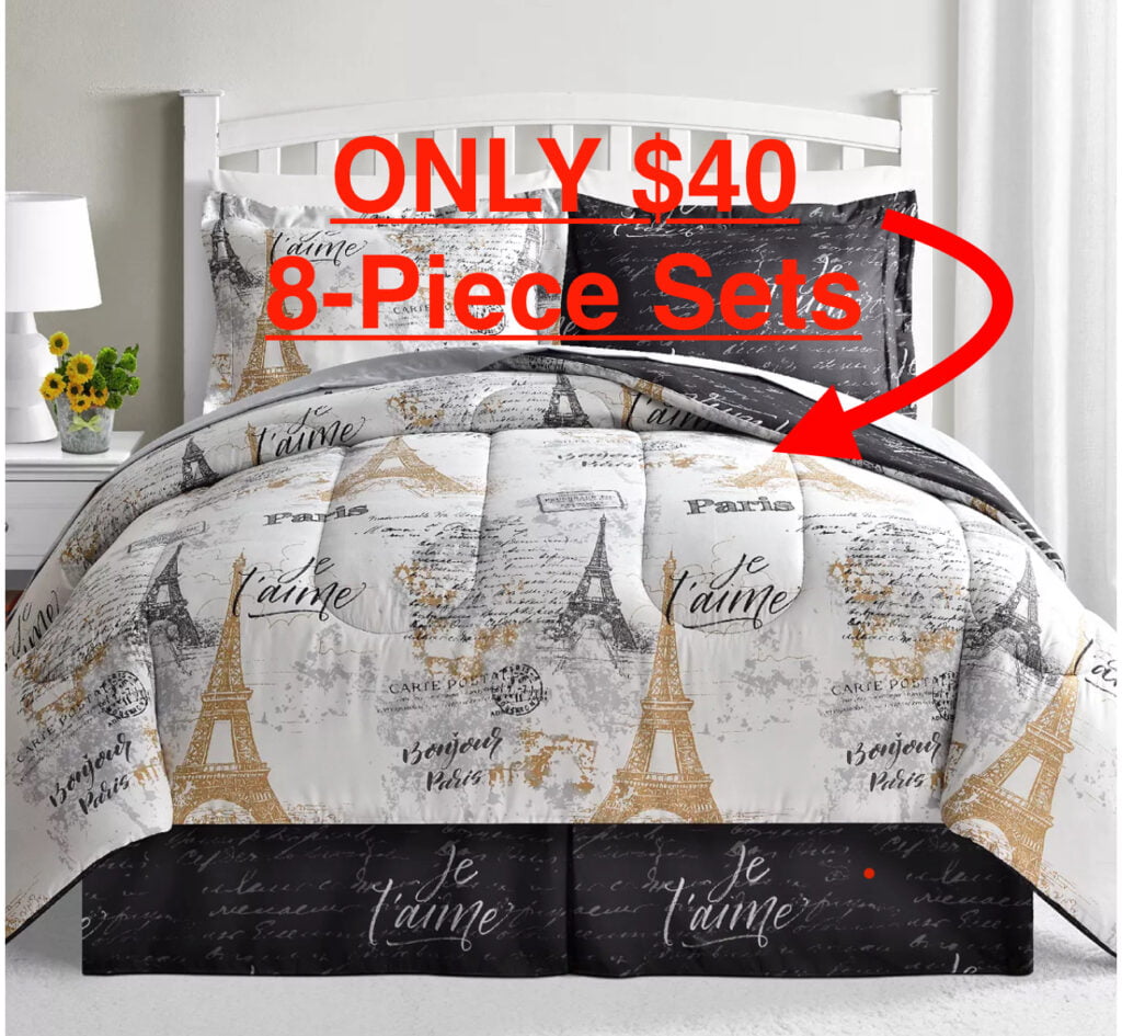 &Lt;S&Gt;60% Off 8-Piece Comforter Sets – Prices Starting At Only $40 (Macys)&Lt;/S&Gt; Expired