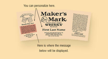 Makers Mark, Custom Labels, Ideas, Creative, Personalization, Celebration, Events, Occasions, Memorable, Customization