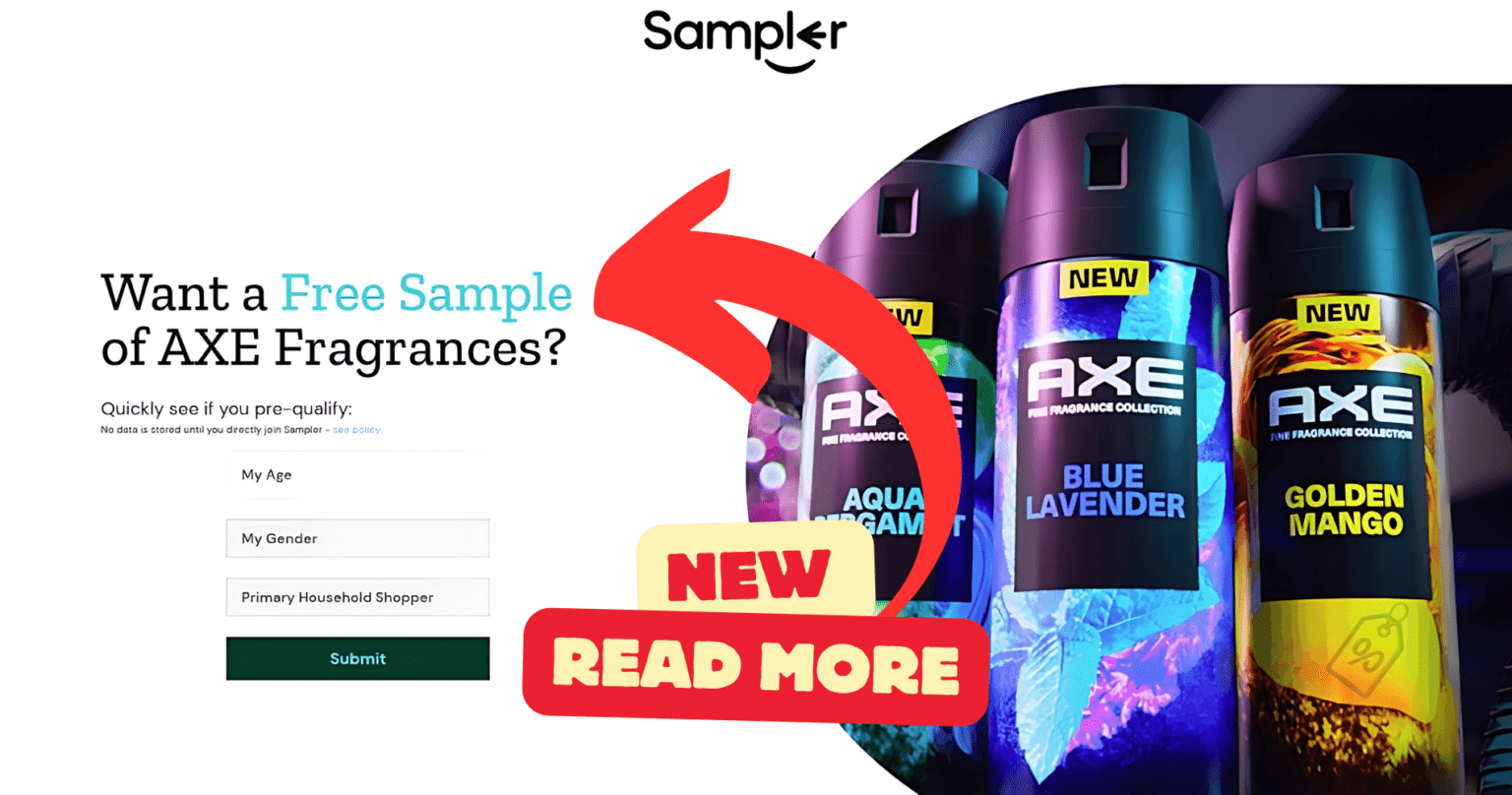 Free Axe Fragrance Samples!