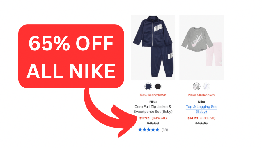 &Lt;S&Gt;Nike Clothes (2 Piece &Amp; 1 Piece Clothing) 65% Off!&Lt;/S&Gt; Expired