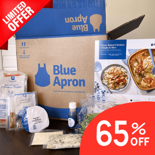 Blue Apron Flash Sale! (65% Off)