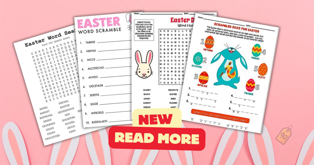 Spare No Eggs-Pense With These Free Printable Easter Activities—Happy Easter