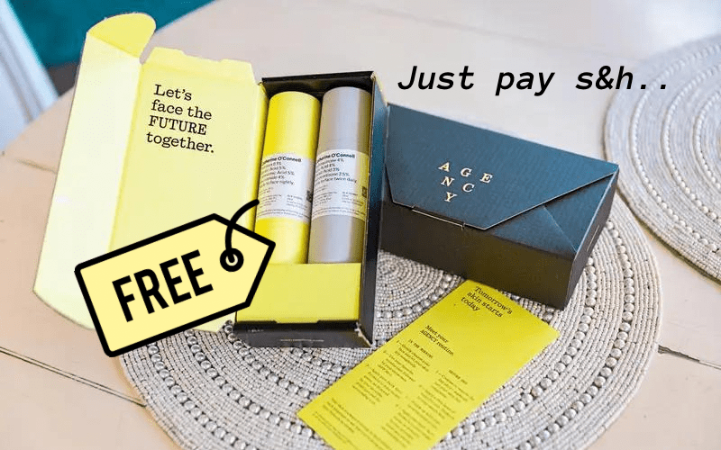 Free Agency Skincare Kit (Just Pay S&Amp;H - $4.95)