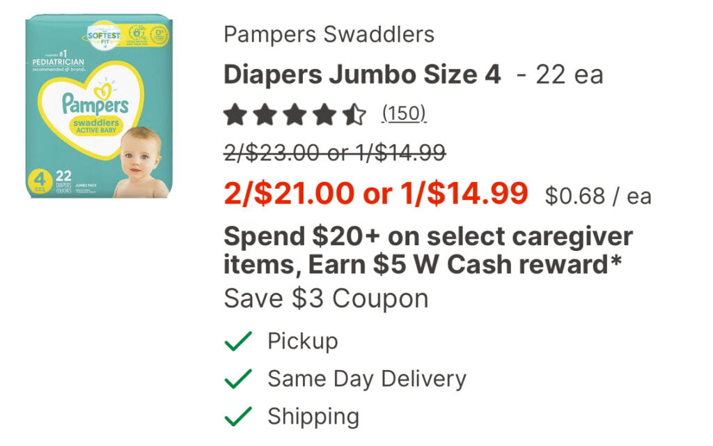 &Lt;S&Gt;Huggies &Amp; Pampers Diapers Sale! Only $4.50 (Reg $14.99)&Lt;/S&Gt; Expired