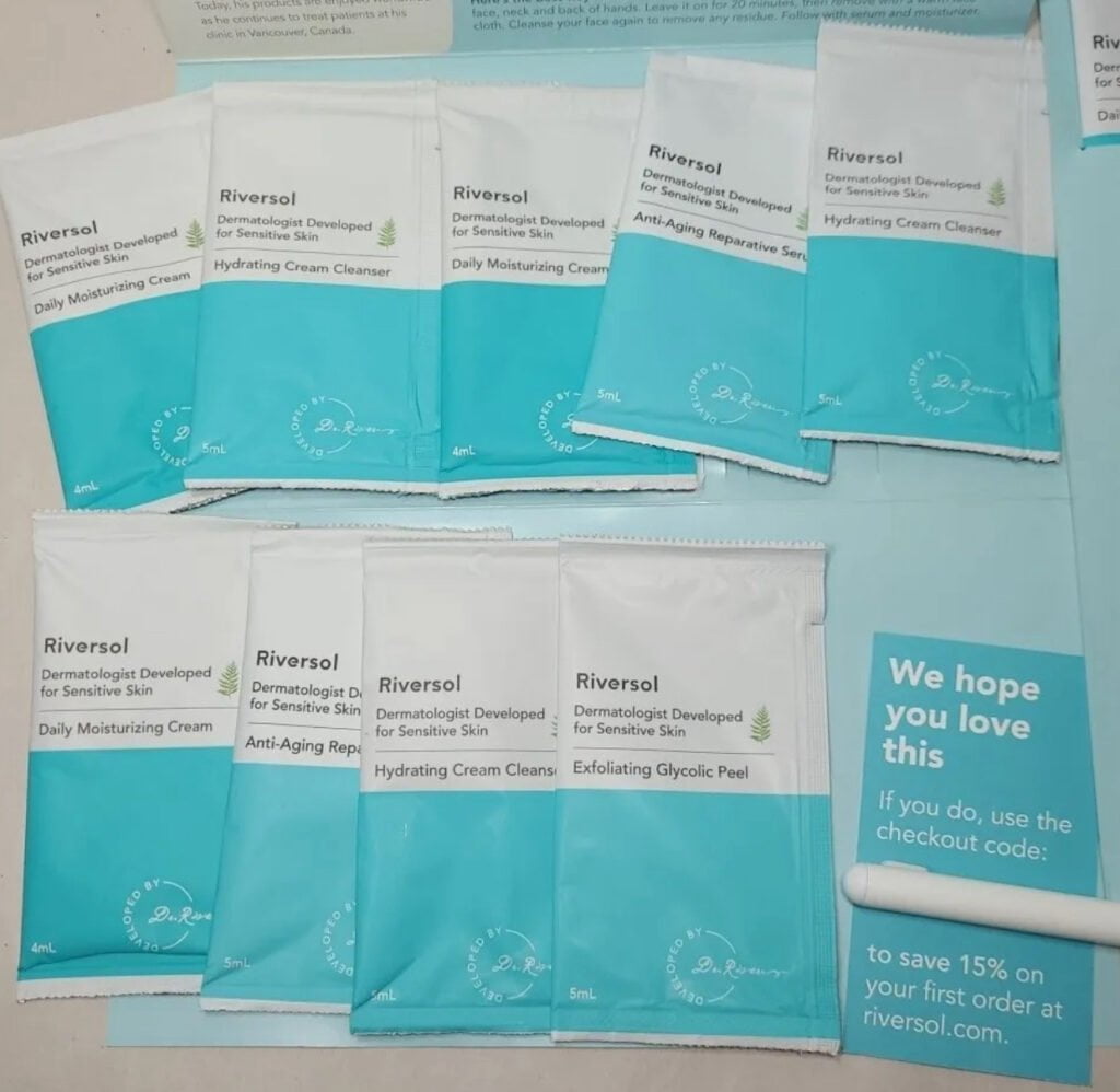 New** 15-Day Anti-Aging Sample Kit From Riversol