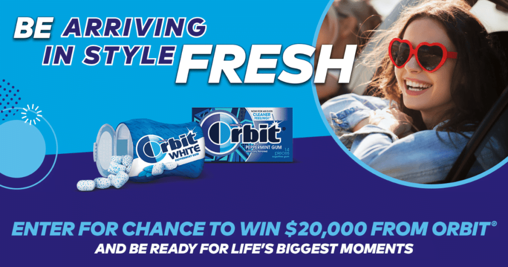 Orbit Spring Moment Sweepstakes (Enter To Win $20,000 Cash!)