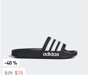 &Lt;S&Gt;Adilette Shower Slides $11.25 W/Coupon (Reg. $25)&Lt;/S&Gt; Expired