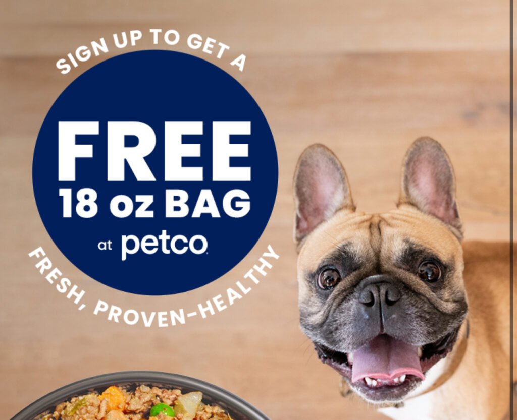 &Lt;S&Gt;Free 18Oz Just Food For Dogs At Petco With Rebate&Lt;/S&Gt; Expired