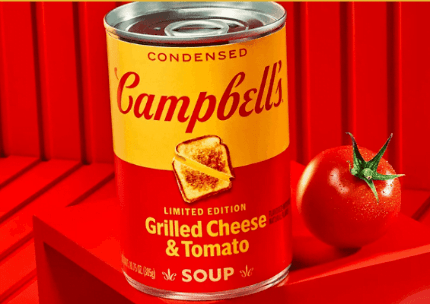 Campbell’s Grilled Cheese Tomato Soup Limited Edition Sweepstakes (206 Winners!)