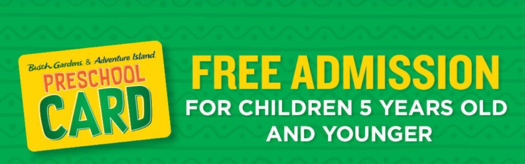 Free Admission For Kids At Seaworld Or Busch Gardens (5 &Amp; Under)