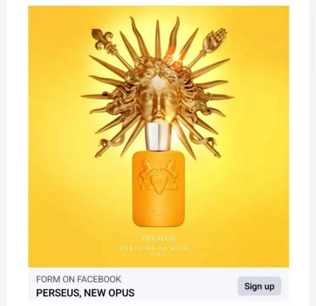 Free Parfums De Marly Perseus Sample (Bolo)