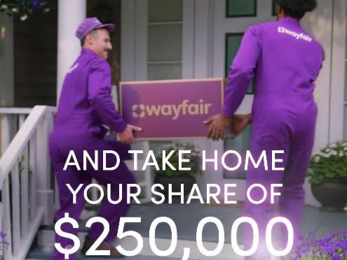 Wayfair’s Wayborhood Welcome Sweepstakes (Instagram)&Nbsp;