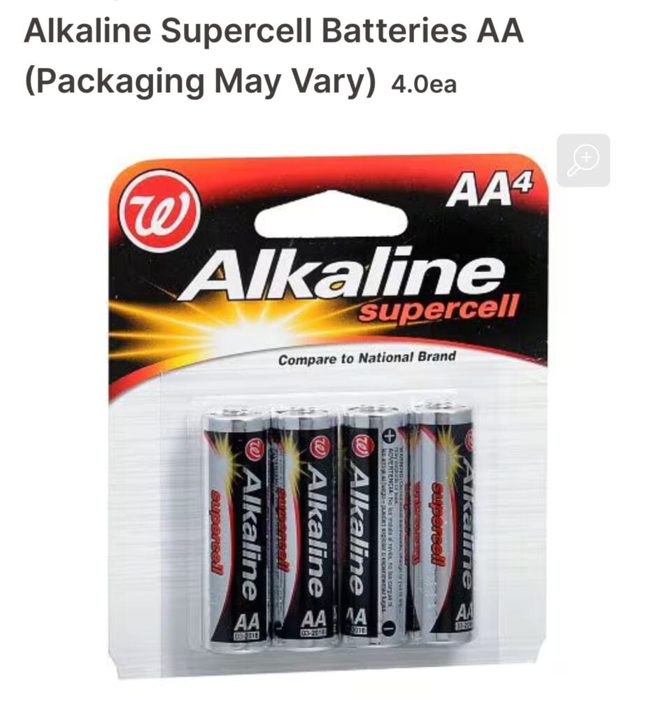 &Lt;S&Gt;Walgreens Alkaline Aa Or Aaa Battery 4-Packs Only 90¢ Each&Lt;/S&Gt; Expired