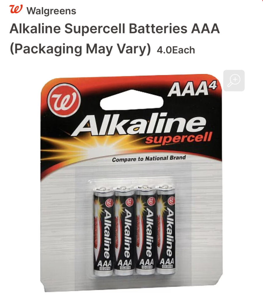 &Lt;S&Gt;Walgreens Alkaline Aa Or Aaa Battery 4-Packs Only 90¢ Each&Lt;/S&Gt; Expired