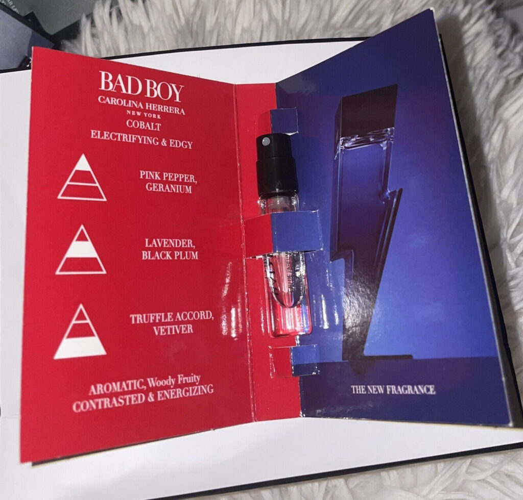 Free Carolina Herrera Bad Boy Fragrance Sample