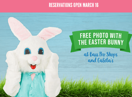 Register Today** For Free 4×6 Photo With The Easter Bunny