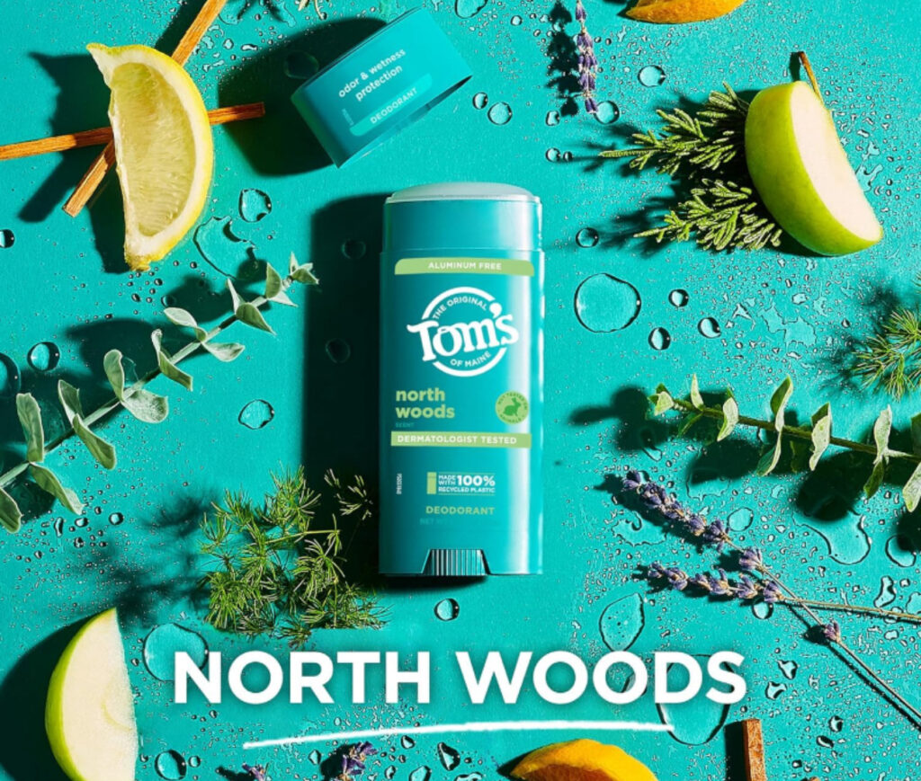 Possible Free Tom’s Deodorant In North Woods + $10 Visa Gift Card