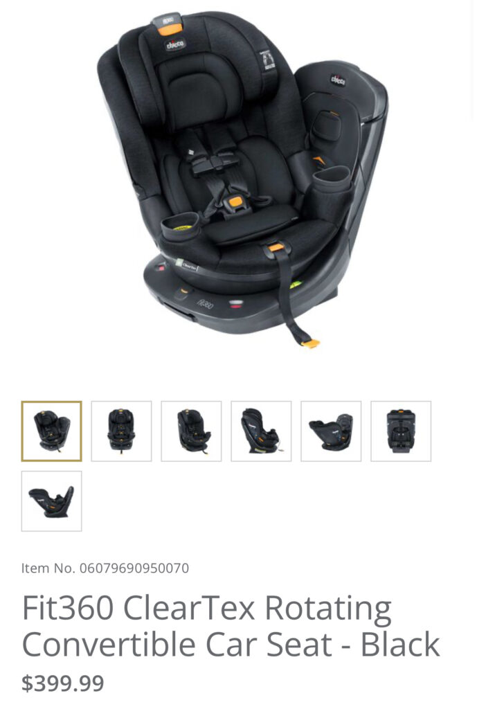 Win A&Nbsp;Chicco Fit360 Cleartex Car Seat&Nbsp;