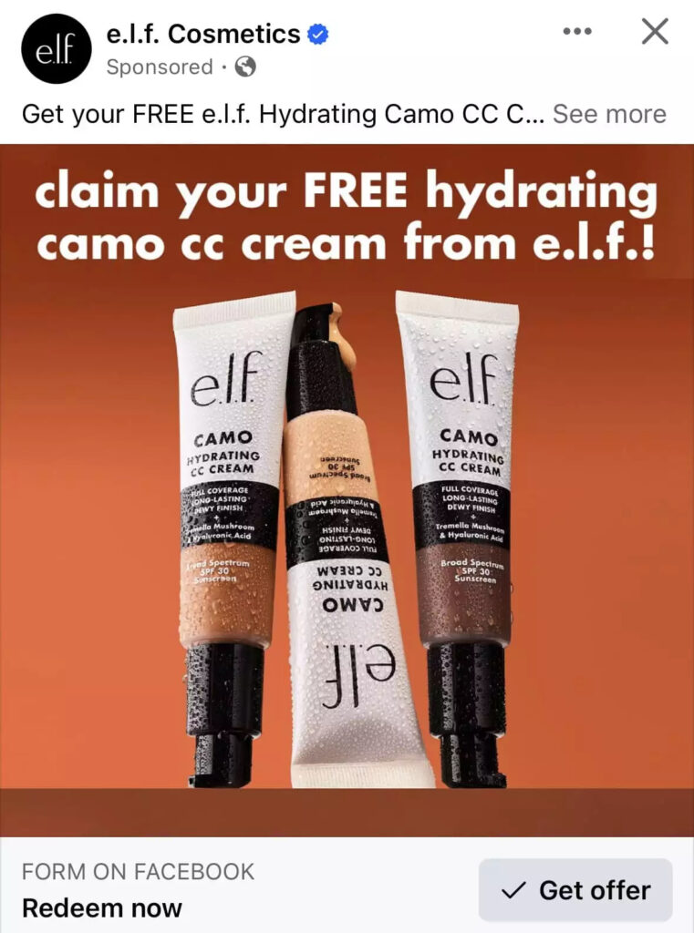 Elf Hydrating Camo Cc Cream Samples