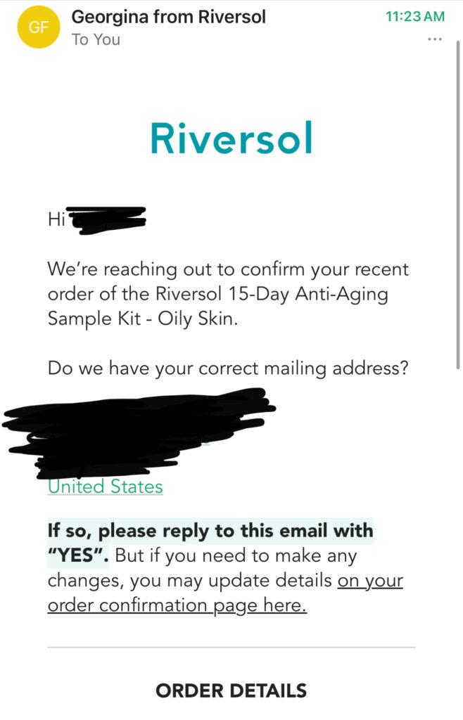 New* Run! Free Riversol Sample Kit (Free Shipping)