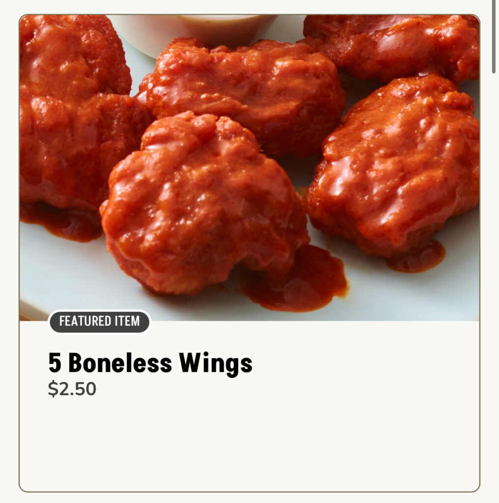 Applebee’s 0.50¢ Boneless Wings Are Back!