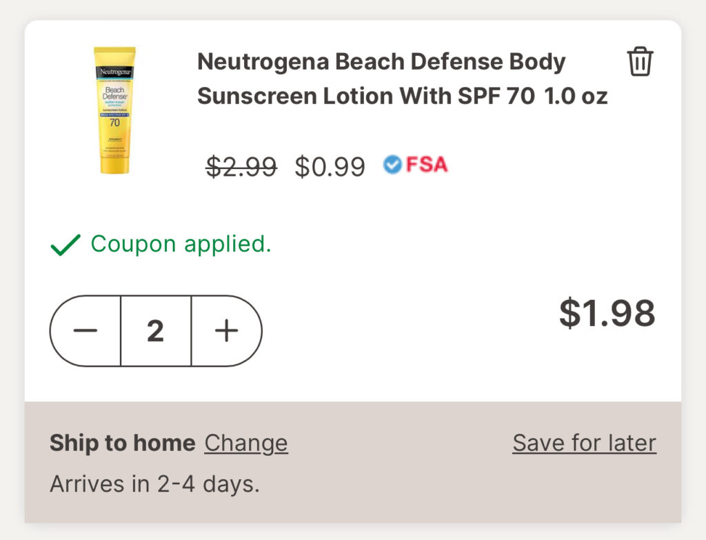 &Lt;S&Gt;2 Free Neutrogena Sunscreens! (Run!)&Lt;/S&Gt; Expired