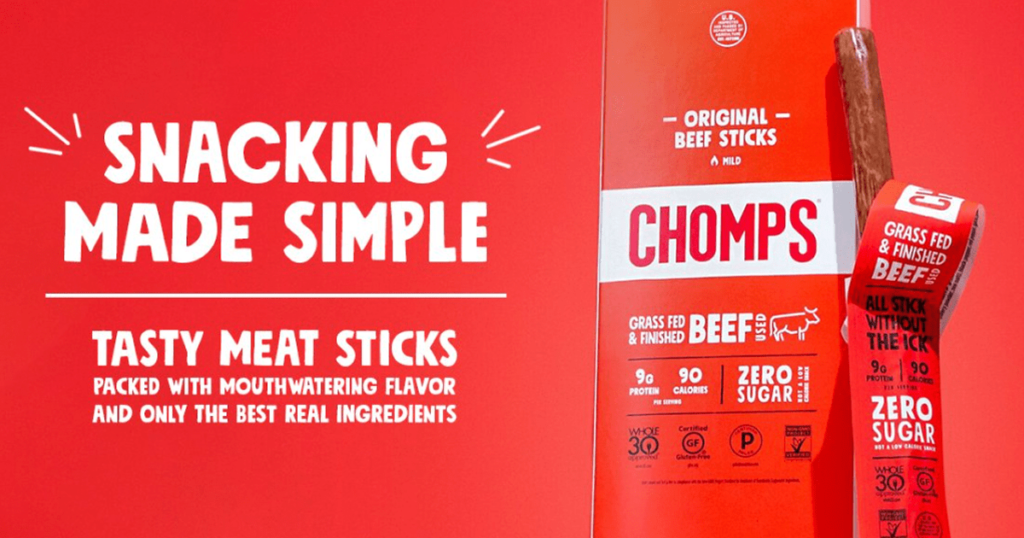 Free Chomps Original Beef Stick Sample With Send Me A Sample