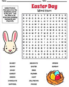 Spare No Eggs-Pense With These Free Printable Easter Activities—Happy Easter