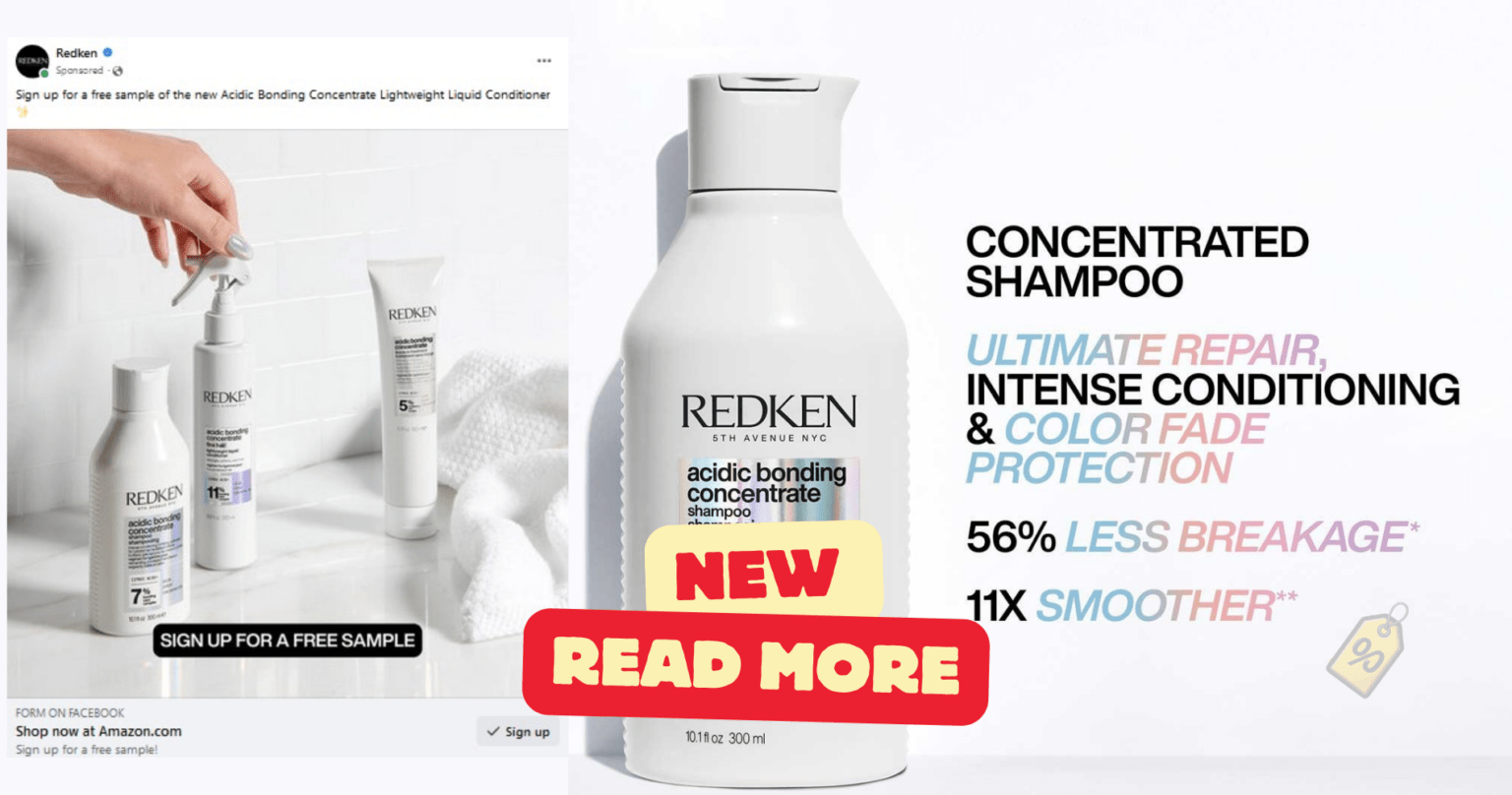 Free Samples Of Redken Acidic Bonding Concentrate!!