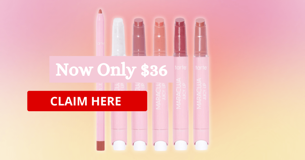 &Lt;S&Gt;Tarte Lip Must-Haves: 6-Piece Set Now $32 (Reg. $140!)&Lt;/S&Gt; Expired