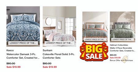 Hurry Over To Macy’s And Save 75% Off 3 Piece Comforter Sets! Don'T Miss Out On This Incredible Deal To Refresh Your Bedroom Decor Without Breaking The Bank!