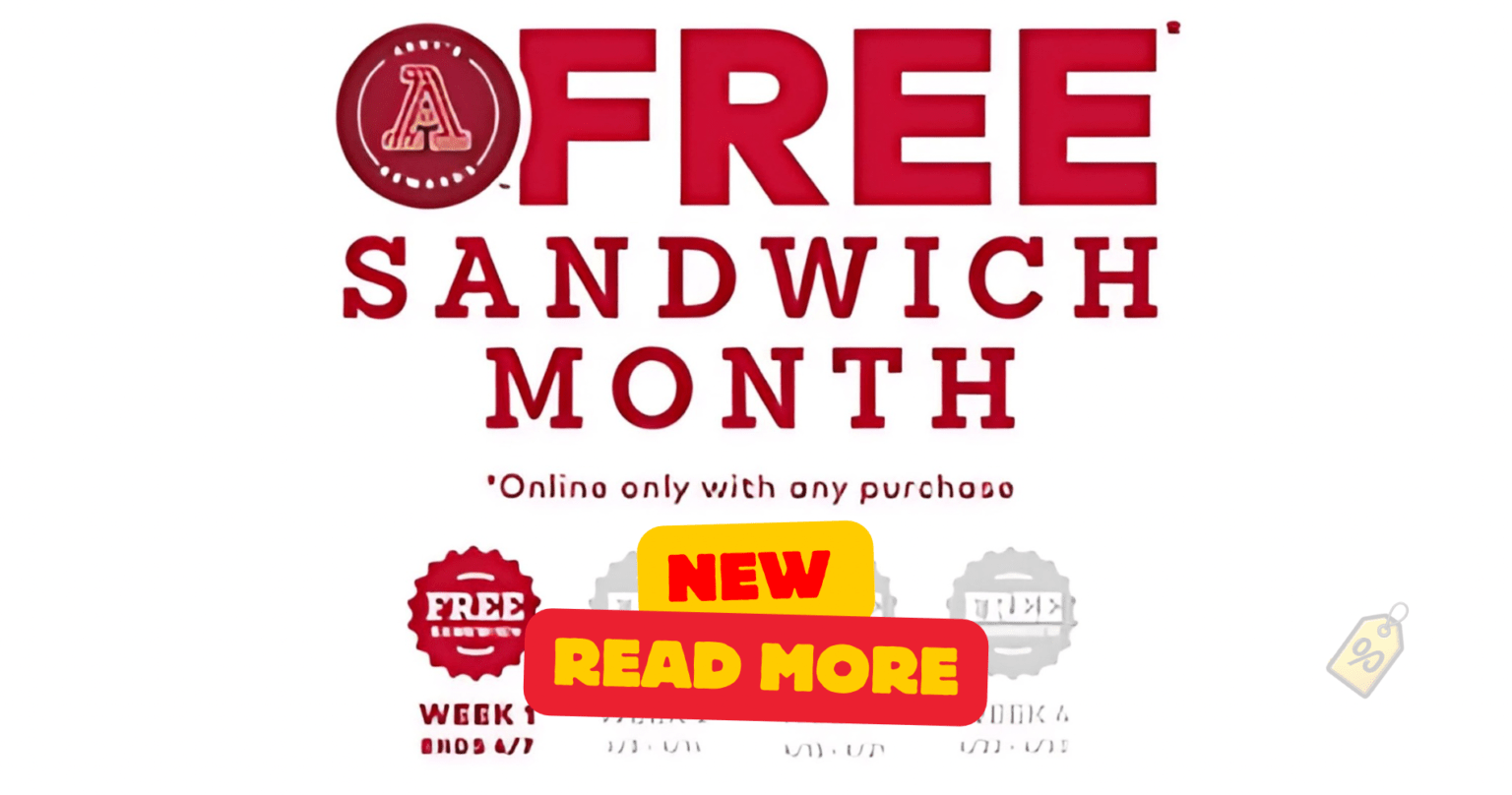 Get A Free Sandwich Every Week In April At Arby’s!