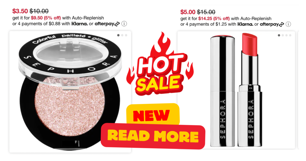 Run!! Right Now You Can Get Sephora Beauty Items For Only $2.45 Shipped!