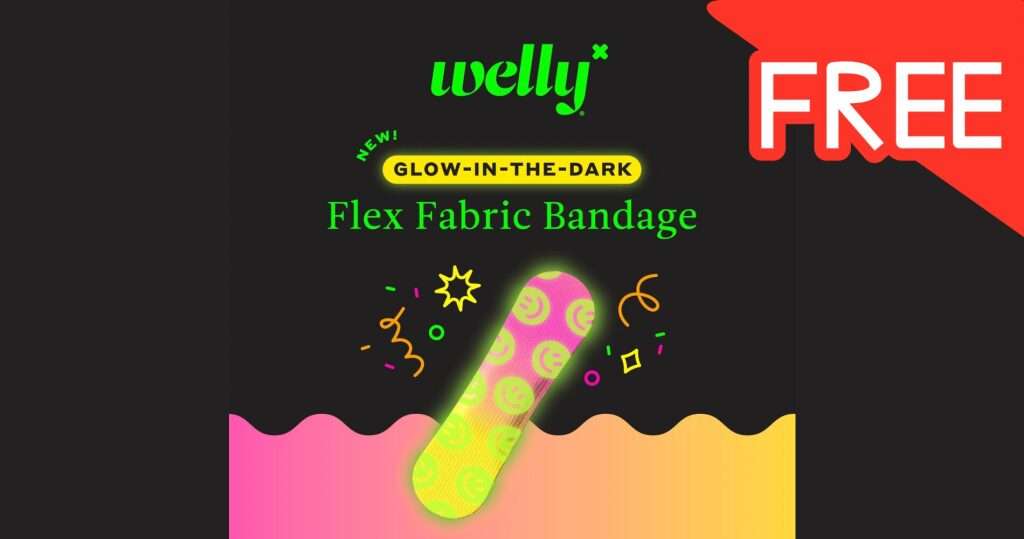 Free Glow In The Dark Welly Flex Fabric Bandages&Nbsp;