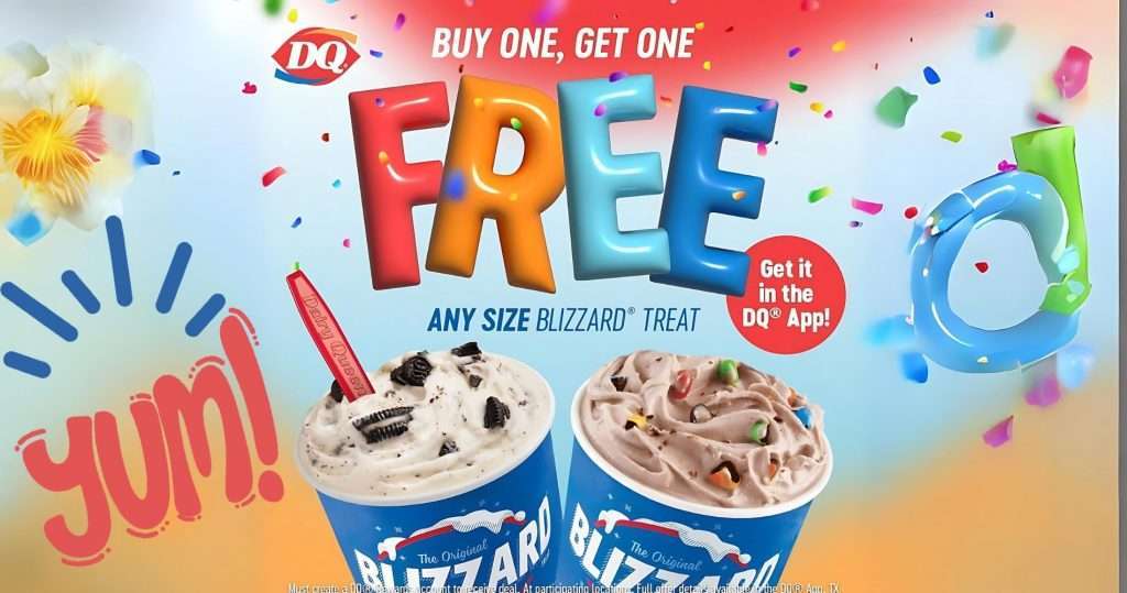 Bogo Free Blizzards At Dairy Queen Today Through April 14